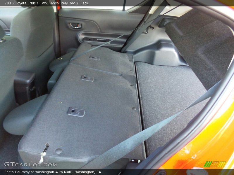Absolutely Red / Black 2016 Toyota Prius c Two
