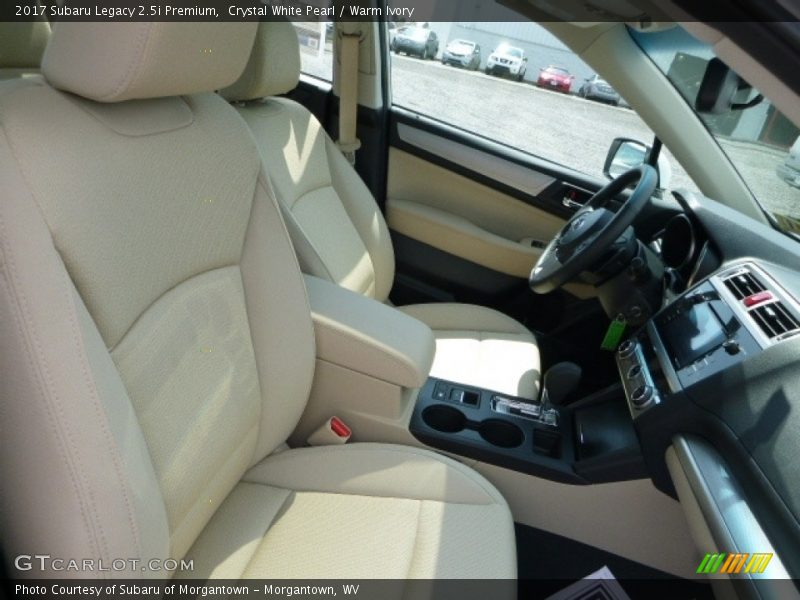 Crystal White Pearl / Warm Ivory 2017 Subaru Legacy 2.5i Premium