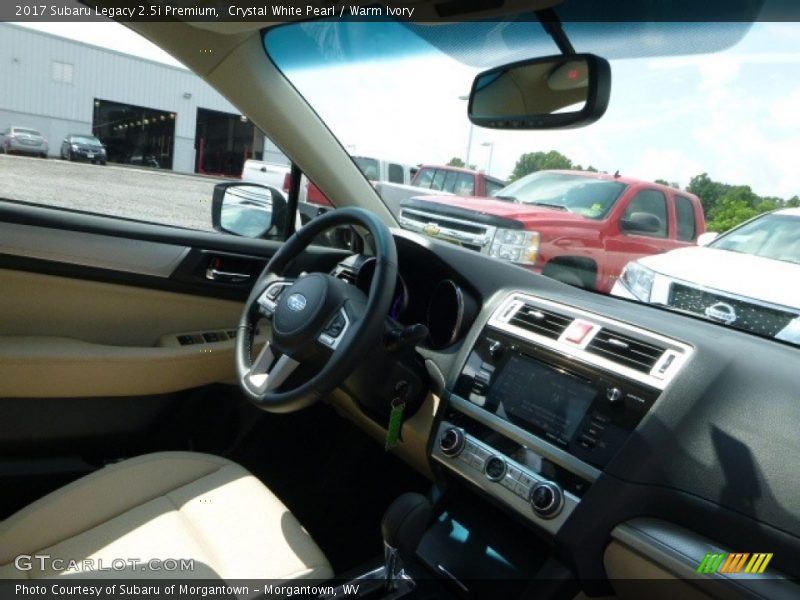 Crystal White Pearl / Warm Ivory 2017 Subaru Legacy 2.5i Premium