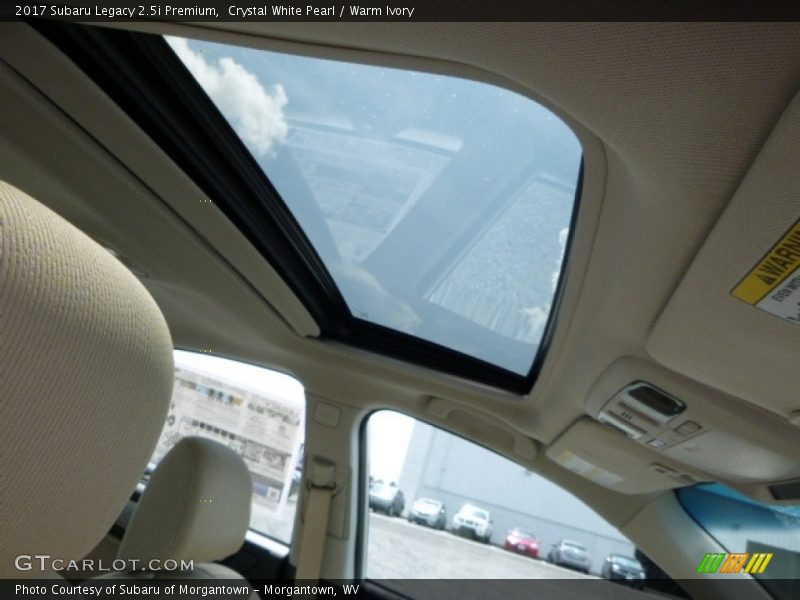 Crystal White Pearl / Warm Ivory 2017 Subaru Legacy 2.5i Premium