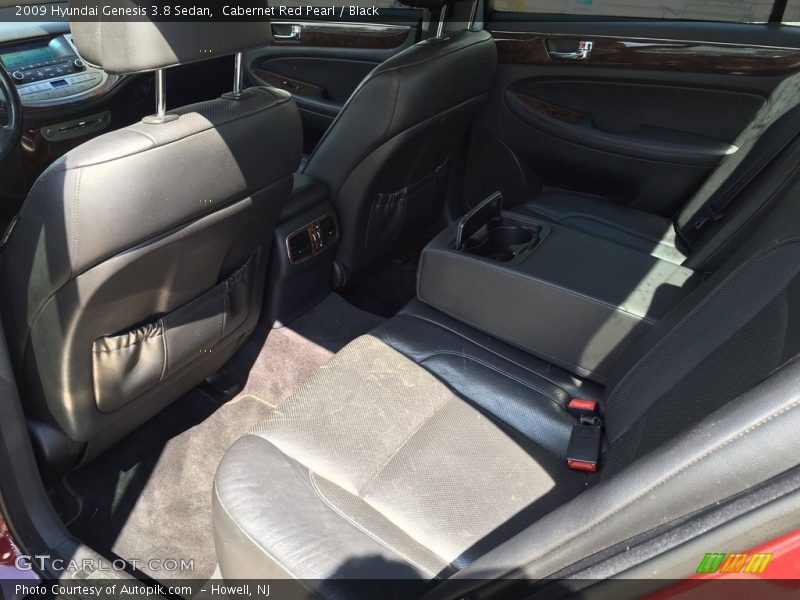 Cabernet Red Pearl / Black 2009 Hyundai Genesis 3.8 Sedan