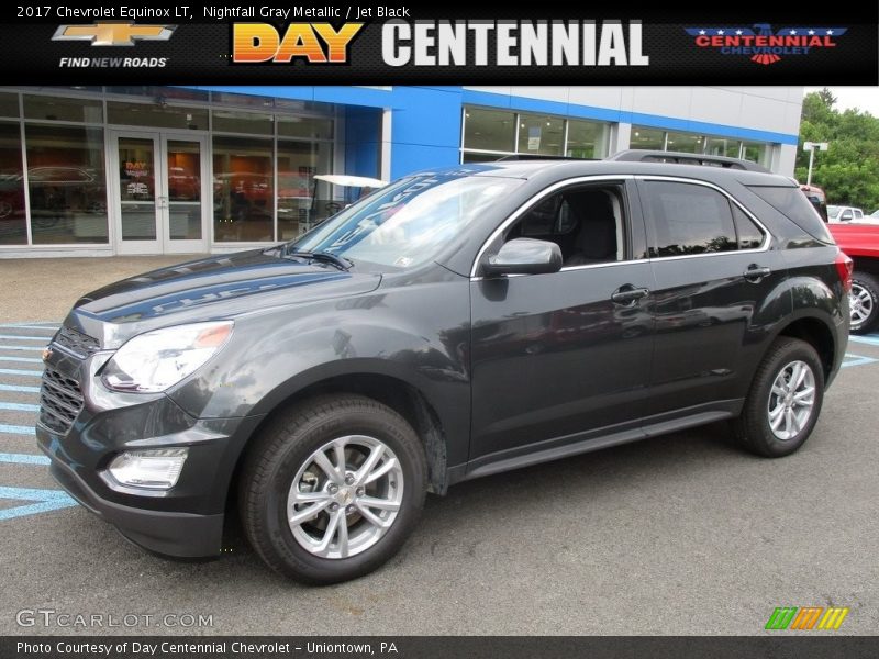 Nightfall Gray Metallic / Jet Black 2017 Chevrolet Equinox LT