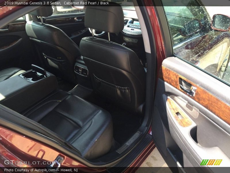 Cabernet Red Pearl / Black 2009 Hyundai Genesis 3.8 Sedan