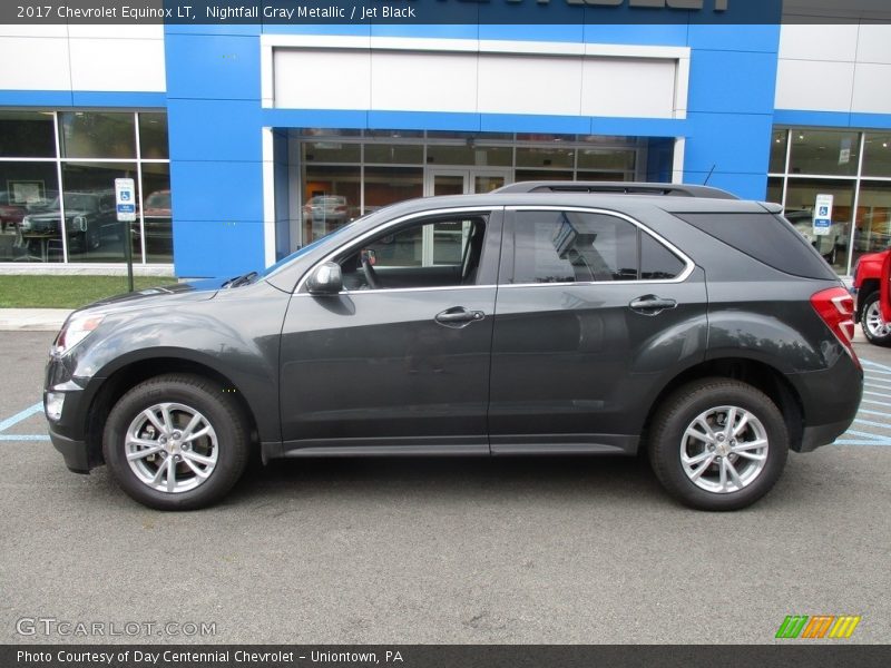 Nightfall Gray Metallic / Jet Black 2017 Chevrolet Equinox LT