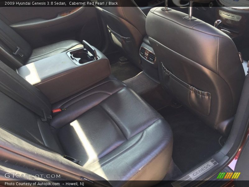Cabernet Red Pearl / Black 2009 Hyundai Genesis 3.8 Sedan