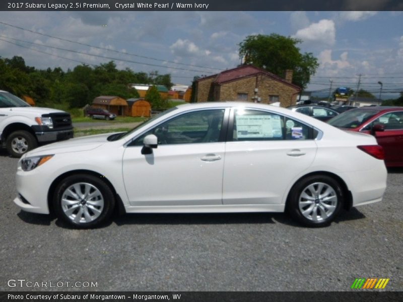 Crystal White Pearl / Warm Ivory 2017 Subaru Legacy 2.5i Premium