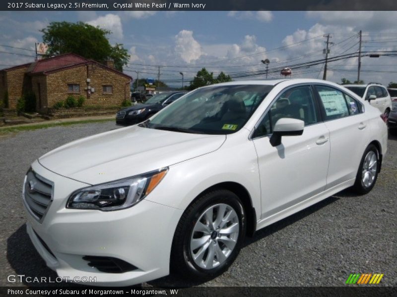 Crystal White Pearl / Warm Ivory 2017 Subaru Legacy 2.5i Premium