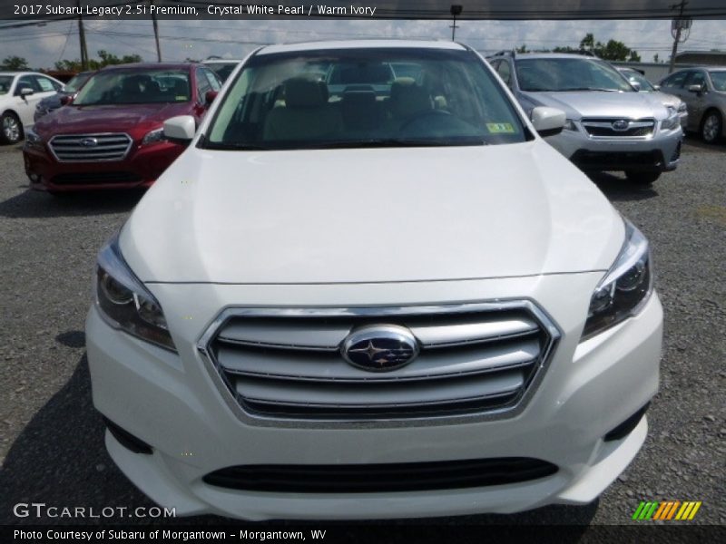 Crystal White Pearl / Warm Ivory 2017 Subaru Legacy 2.5i Premium