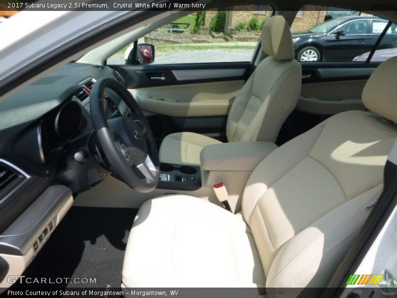 Crystal White Pearl / Warm Ivory 2017 Subaru Legacy 2.5i Premium