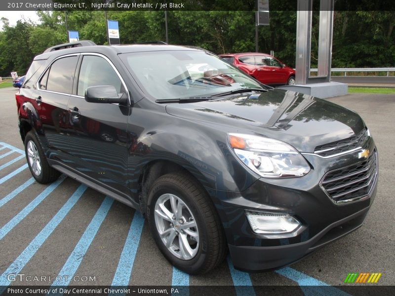 Nightfall Gray Metallic / Jet Black 2017 Chevrolet Equinox LT