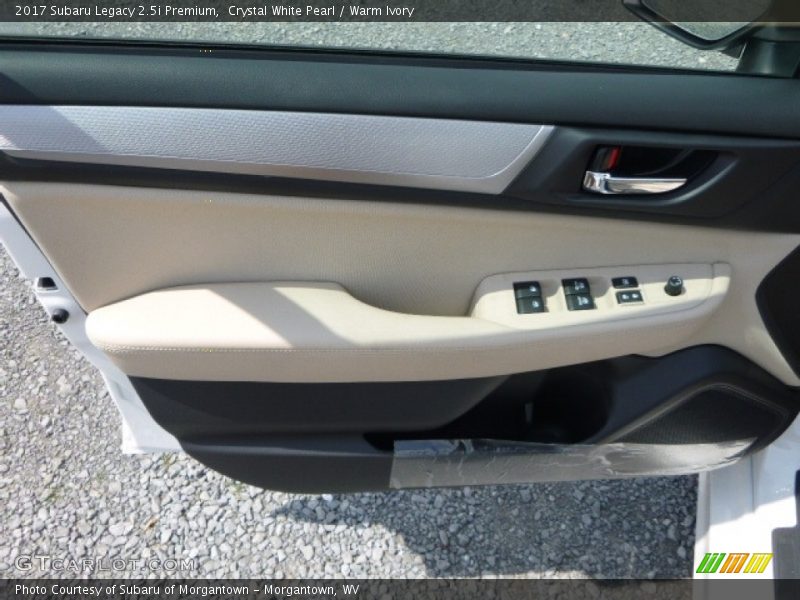 Crystal White Pearl / Warm Ivory 2017 Subaru Legacy 2.5i Premium