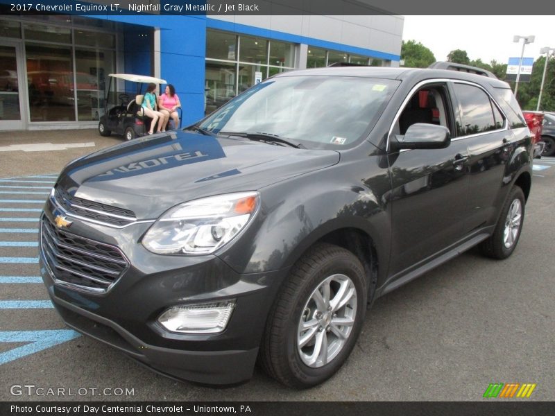 Nightfall Gray Metallic / Jet Black 2017 Chevrolet Equinox LT