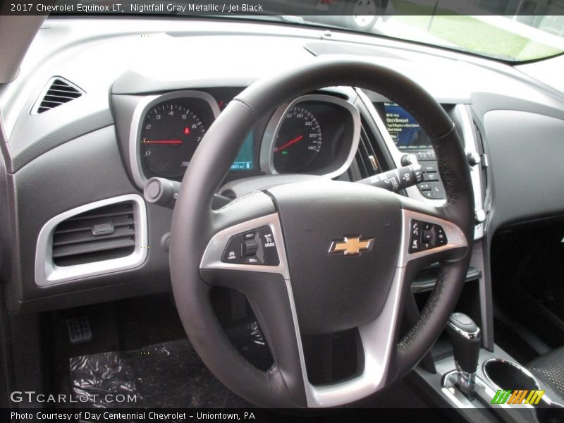 Nightfall Gray Metallic / Jet Black 2017 Chevrolet Equinox LT