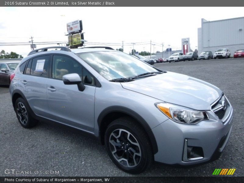 Ice Silver Metallic / Black 2016 Subaru Crosstrek 2.0i Limited