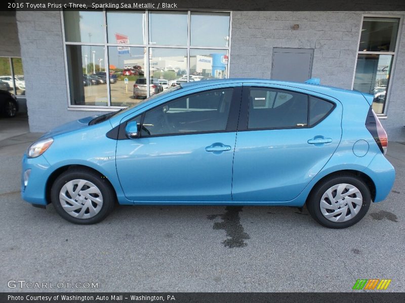  2016 Prius c Three Sparkling Sea Metallic