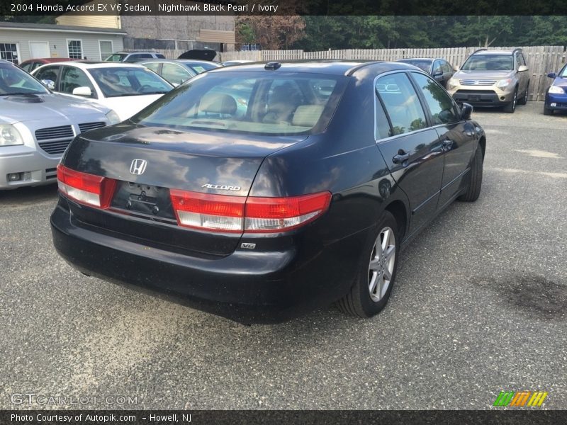 Nighthawk Black Pearl / Ivory 2004 Honda Accord EX V6 Sedan