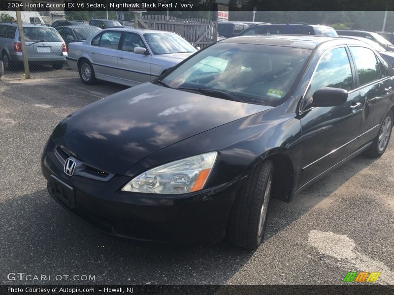 Nighthawk Black Pearl / Ivory 2004 Honda Accord EX V6 Sedan