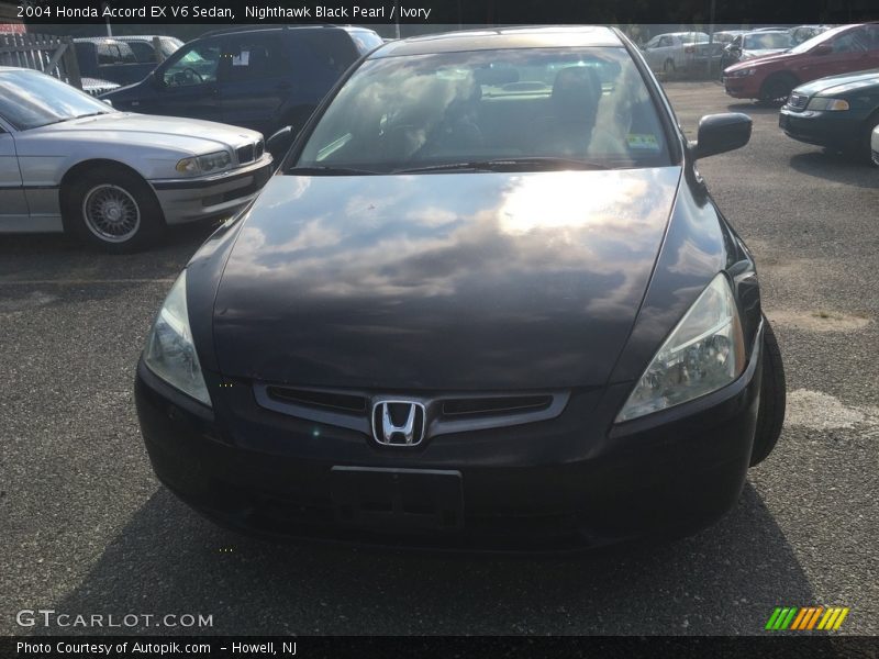 Nighthawk Black Pearl / Ivory 2004 Honda Accord EX V6 Sedan