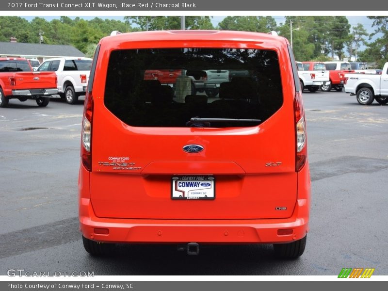 Race Red / Charcoal Black 2017 Ford Transit Connect XLT Wagon