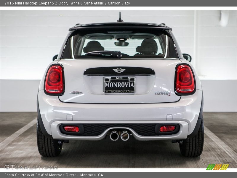 White Silver Metallic / Carbon Black 2016 Mini Hardtop Cooper S 2 Door