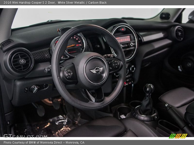 White Silver Metallic / Carbon Black 2016 Mini Hardtop Cooper S 2 Door