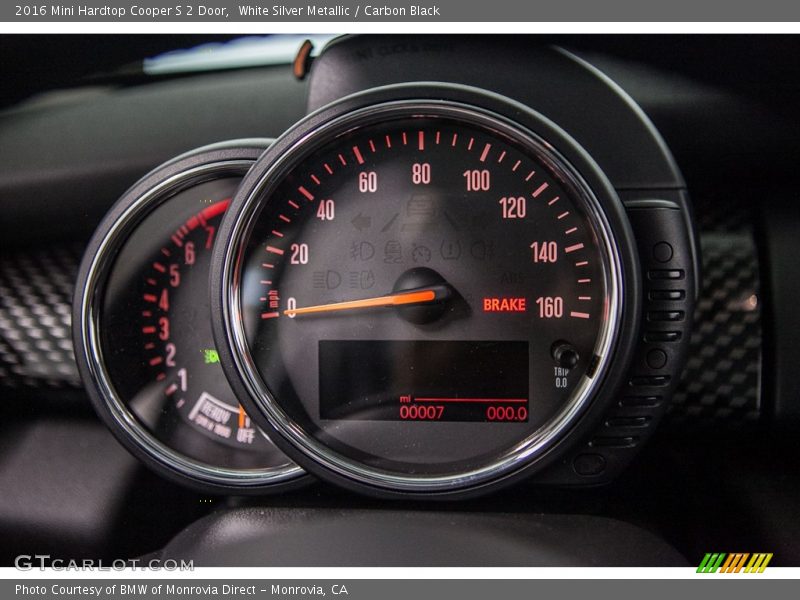 White Silver Metallic / Carbon Black 2016 Mini Hardtop Cooper S 2 Door