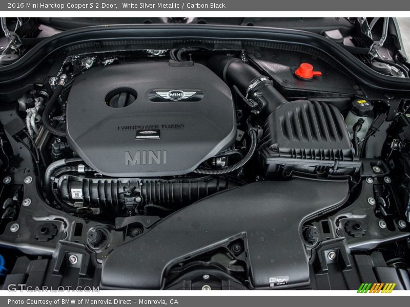 White Silver Metallic / Carbon Black 2016 Mini Hardtop Cooper S 2 Door
