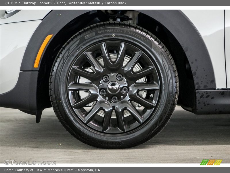 White Silver Metallic / Carbon Black 2016 Mini Hardtop Cooper S 2 Door