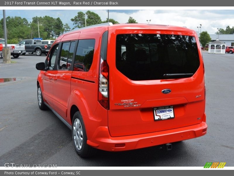 Race Red / Charcoal Black 2017 Ford Transit Connect XLT Wagon