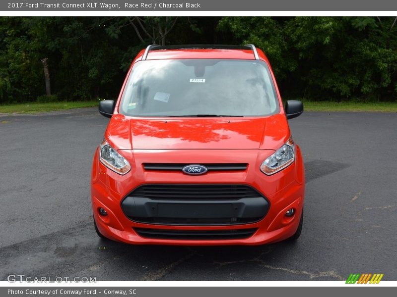 Race Red / Charcoal Black 2017 Ford Transit Connect XLT Wagon
