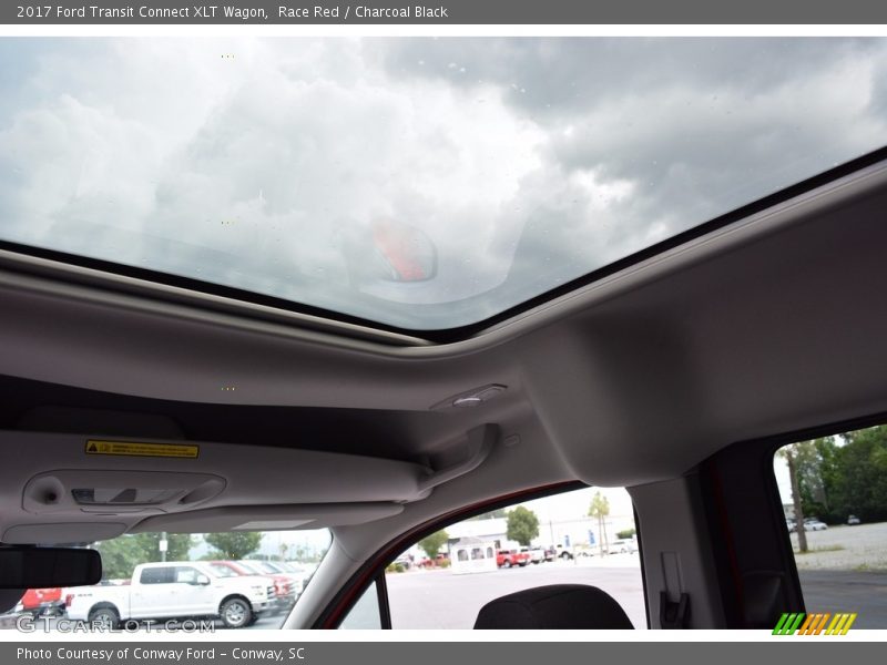Sunroof of 2017 Transit Connect XLT Wagon