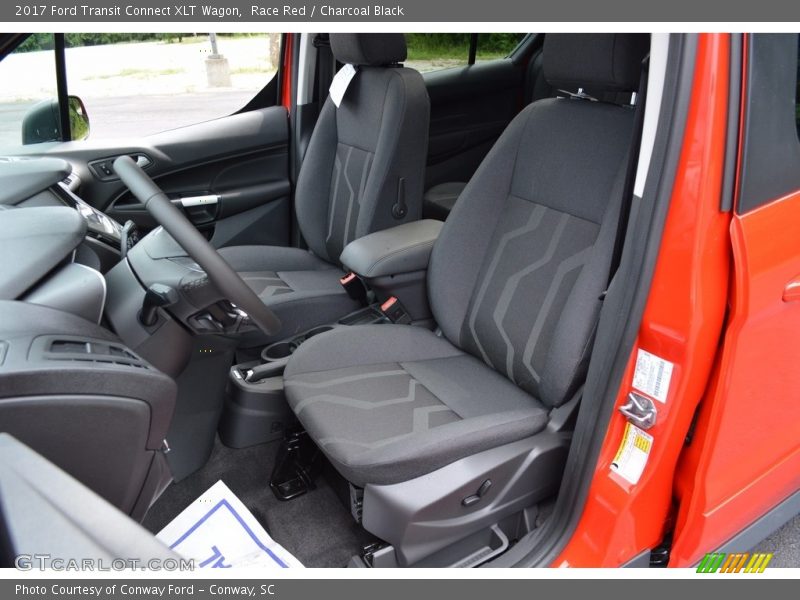  2017 Transit Connect XLT Wagon Charcoal Black Interior