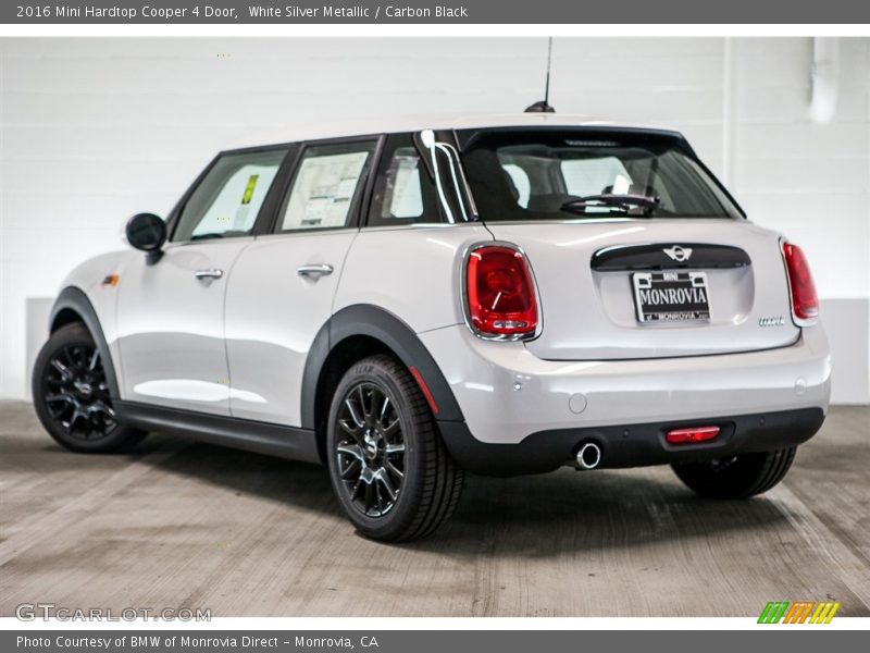 White Silver Metallic / Carbon Black 2016 Mini Hardtop Cooper 4 Door