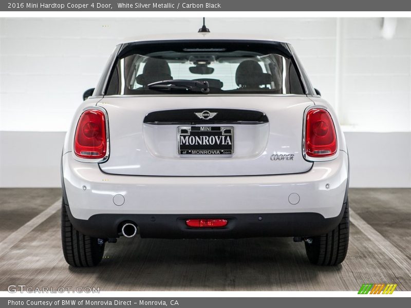 White Silver Metallic / Carbon Black 2016 Mini Hardtop Cooper 4 Door