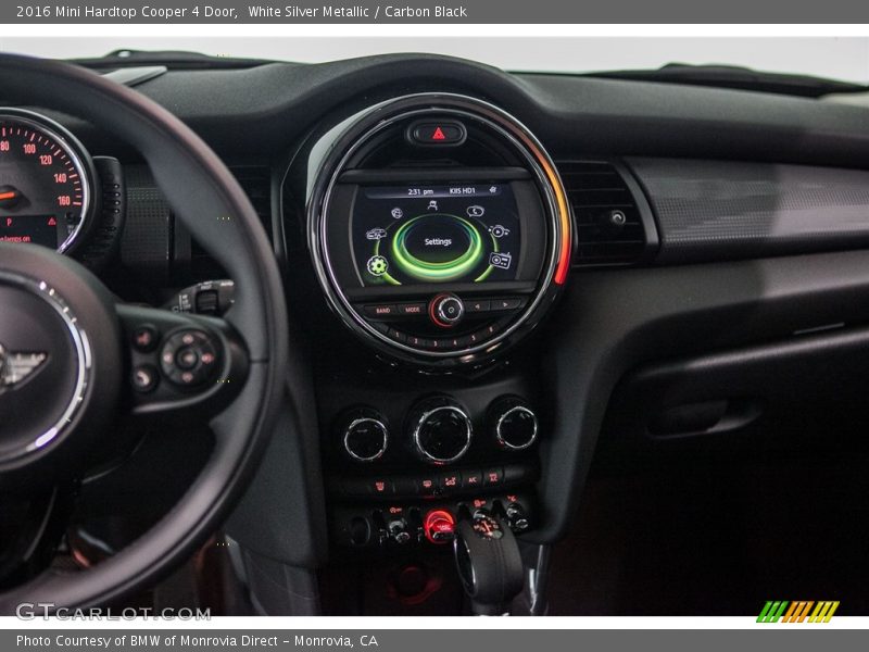 White Silver Metallic / Carbon Black 2016 Mini Hardtop Cooper 4 Door