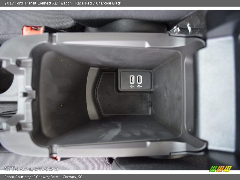 Race Red / Charcoal Black 2017 Ford Transit Connect XLT Wagon