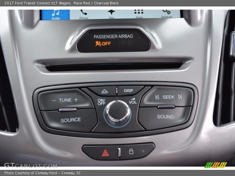 Controls of 2017 Transit Connect XLT Wagon