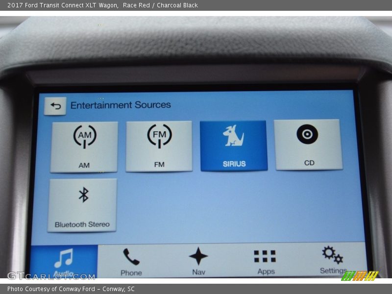 Controls of 2017 Transit Connect XLT Wagon