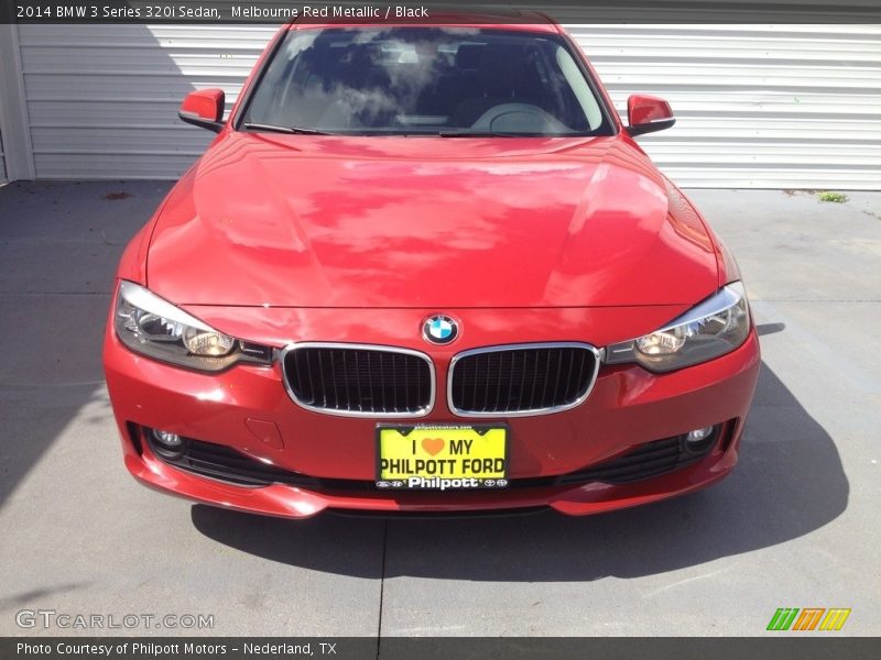 Melbourne Red Metallic / Black 2014 BMW 3 Series 320i Sedan