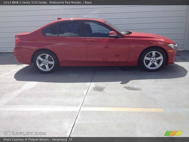 Melbourne Red Metallic / Black 2014 BMW 3 Series 320i Sedan