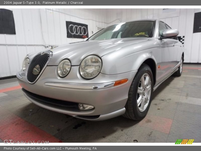 Platinum Metallic / Charcoal 2004 Jaguar S-Type 3.0