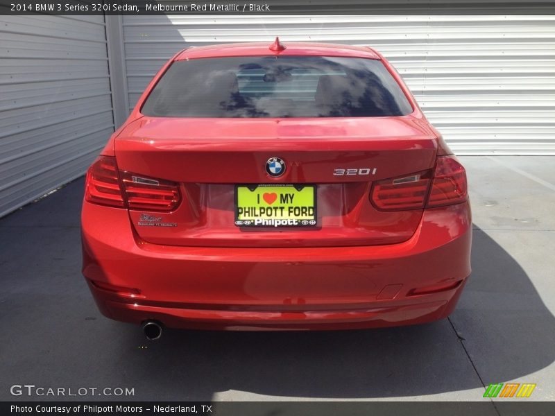 Melbourne Red Metallic / Black 2014 BMW 3 Series 320i Sedan