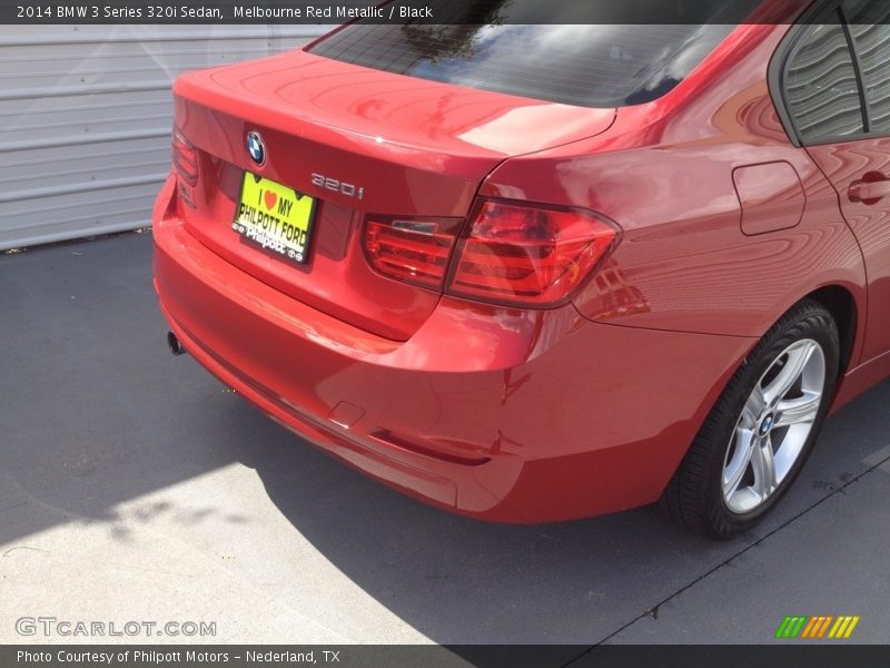 Melbourne Red Metallic / Black 2014 BMW 3 Series 320i Sedan