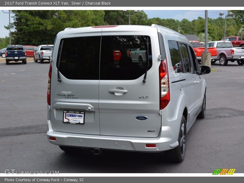 Silver / Charcoal Black 2017 Ford Transit Connect XLT Van