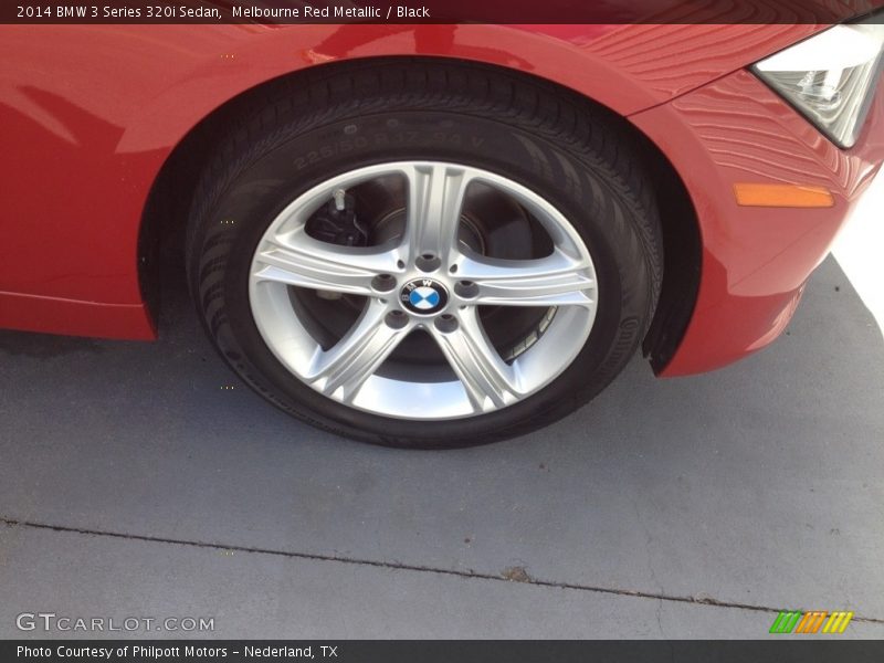 Melbourne Red Metallic / Black 2014 BMW 3 Series 320i Sedan