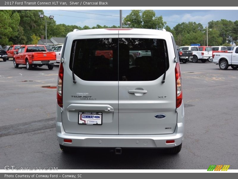 Silver / Charcoal Black 2017 Ford Transit Connect XLT Van