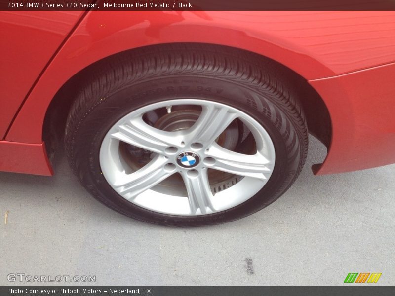 Melbourne Red Metallic / Black 2014 BMW 3 Series 320i Sedan