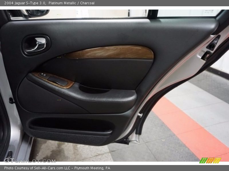 Platinum Metallic / Charcoal 2004 Jaguar S-Type 3.0