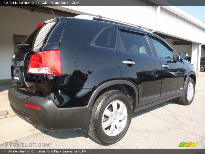 Ebony Black / Gray 2013 Kia Sorento LX V6 AWD