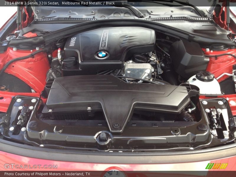 Melbourne Red Metallic / Black 2014 BMW 3 Series 320i Sedan